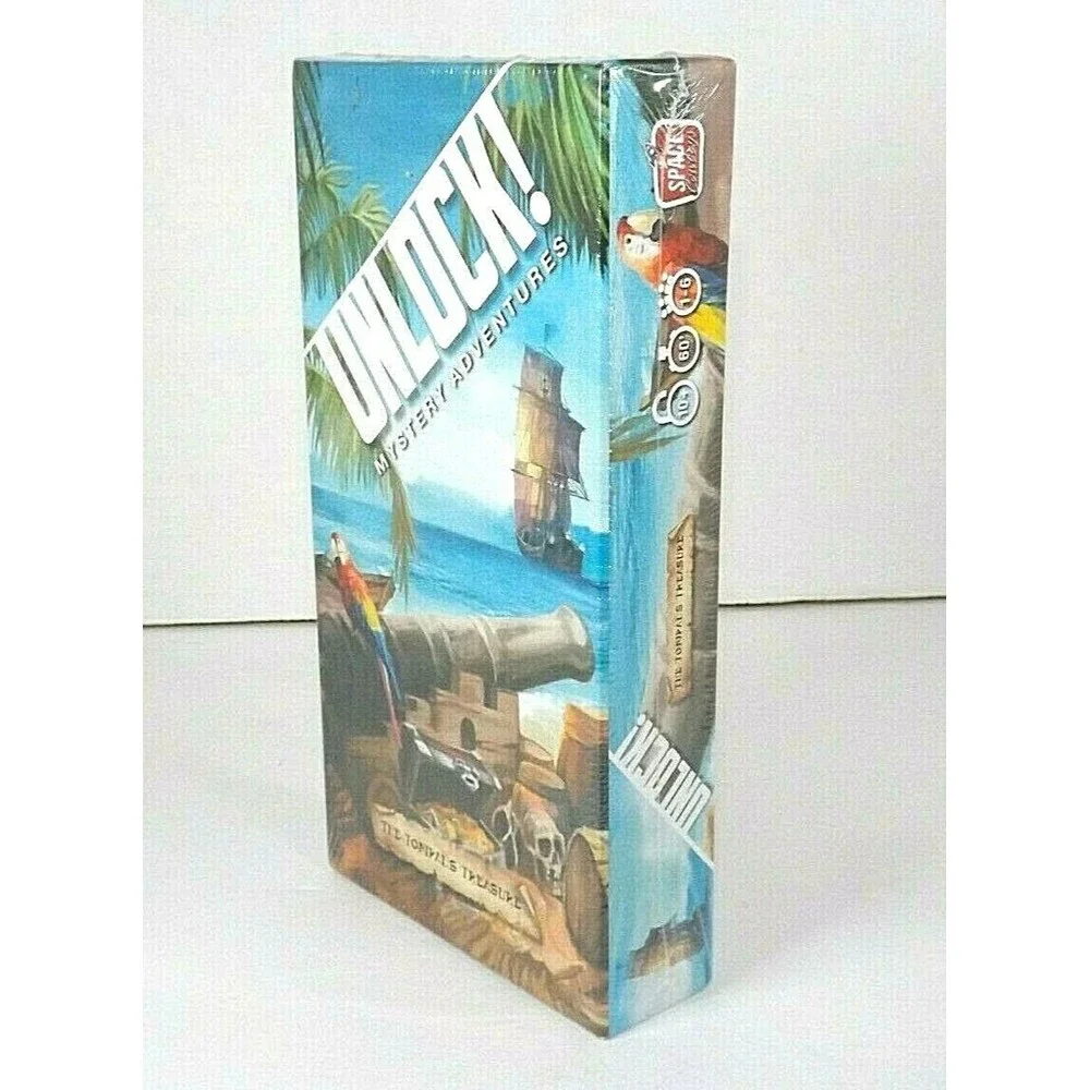 UNLOCK! Squeek & Sausage & Tonipals Treasure Card Game  Escape Room Strategy New